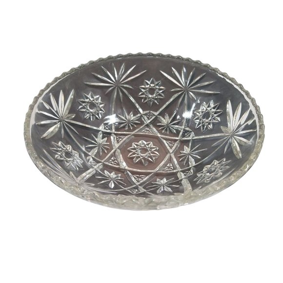 Vintage Anchor Hocking Prescut Star of David Large Salad Punch or Serving Bowl - Picture 1 of 6